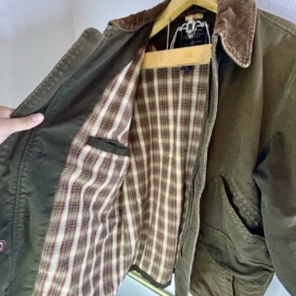 00s American Eagle Flannel Lined Faded Barn Coat - Size Small - Faded - Picture 8 of 11